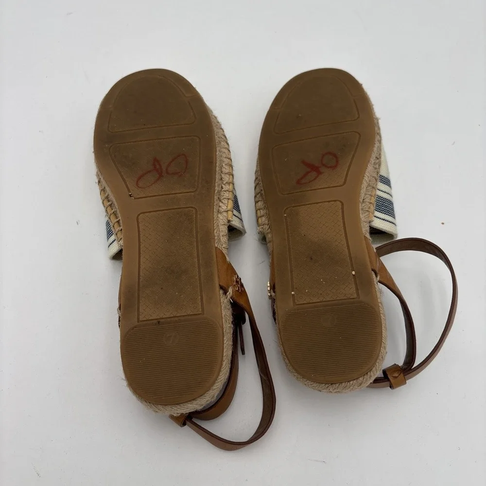 Pre-Owned Tory Burch Ivory‎ Size 7 Slingback Sandals